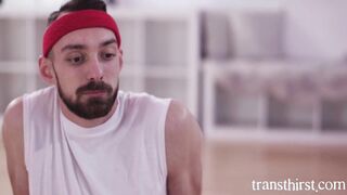 Yoga TS Babe Fucks Her Enthusiastic Client- Johnny B, Emma Rose