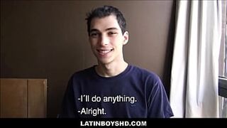 Cute Skinny Latin Delivery Boy Paid Cash To Fuck Producer POV - Kevin, Freddy