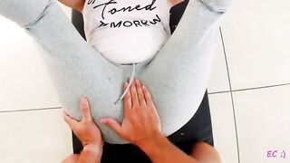 PinkCandyEc – Fucking Mom in yoga pose fuck her face