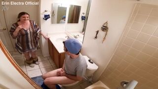 Erin Electra - Mom Catches Her Son Masturbating and Joins in