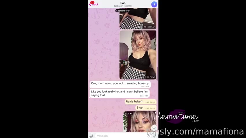 Mama Fiona – Accidental Sexting with Mom