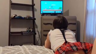 Mila MaeXO - Bro Gets His Way With Gamer Sis