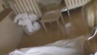 In the resulting interracial scene you can watch as our brunette let's our man slide his dick all the way inside her ass.