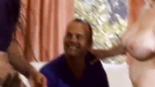 Husband Likes Watching His Big Tit Wifey Fucked