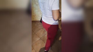 Quick sex with my neighbor lover while my husband rests