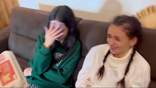 two beauties really want to be fucked well so they came to visit us