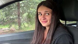 A modest girl showed her tits and opened her ass to an impudent guy