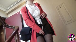 Stunning big ass blonde dreadlocks Clémence having a hardcore assfuck