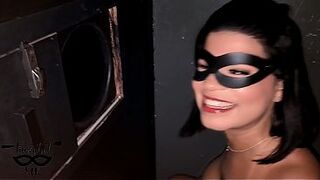 I went to the Hotbar swingers club and was going to have sex with four people in the booth, but two of them came too soon.