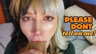 GoAskAlex - Finding your step-sister's taboo sex tape - POV with blowjob