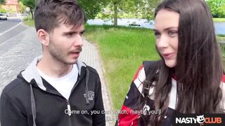 NastyClub - Naughty Vixi Rafi Cheating on Cuck Boyfriend in Outdoor Pickup Scene